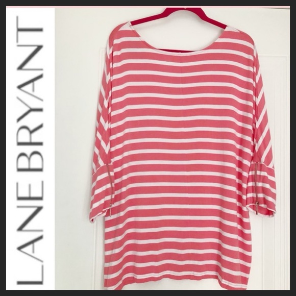 NWT LANE BRYANT Striped Tunic - Picture 2 of 4